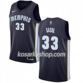Dres Memphis Grizzlies Marc Gasol 33 Nike 2017-18 Navy Swingman